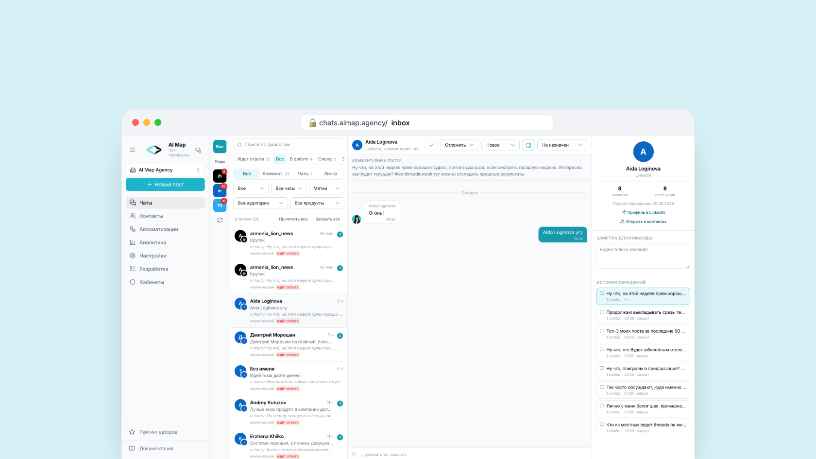 Chats AI Map